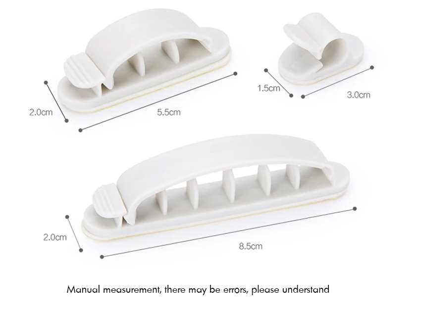 1 компл. Self-клейкий кабель зажимы держатель проводов Органайзер зажим стены рабочего провода фиксирующий Зажим клип USB кабель организации клип