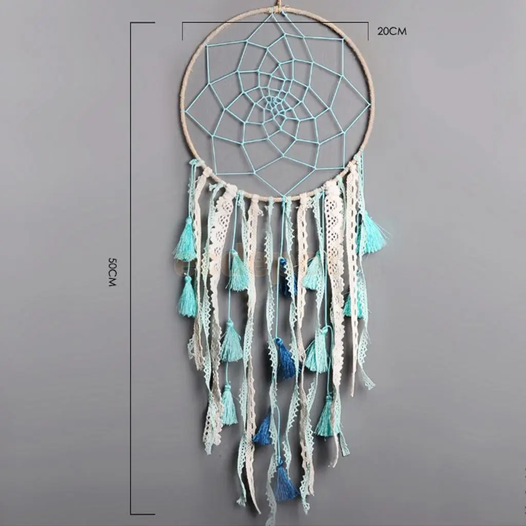 Dream Catcher - Good Luck Trapped - Tassel Pendant Catcher Ring Wall Hanging Decor Room Decor Ornament
