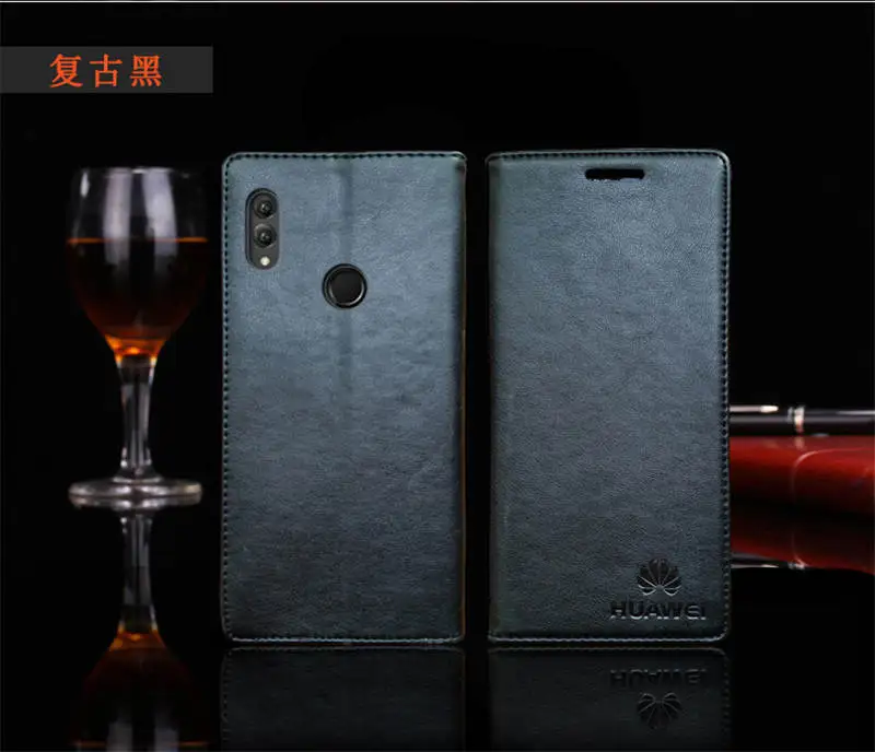 for Huawei Honor 8X Case Luxury Genuine Leather Flip Case for Honor 8X Magnetic Book Wallet Cover for Huawei Honor8x Phone Coque16