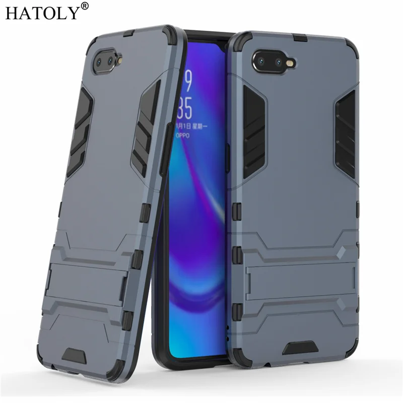 

HATOLY For Armor Case OPPO RX17 Neo Case Oppo K1 Shockproof Robot Silicon Rubber Hard Back Phone Cover For OPPO RX17 Neo CPH1893