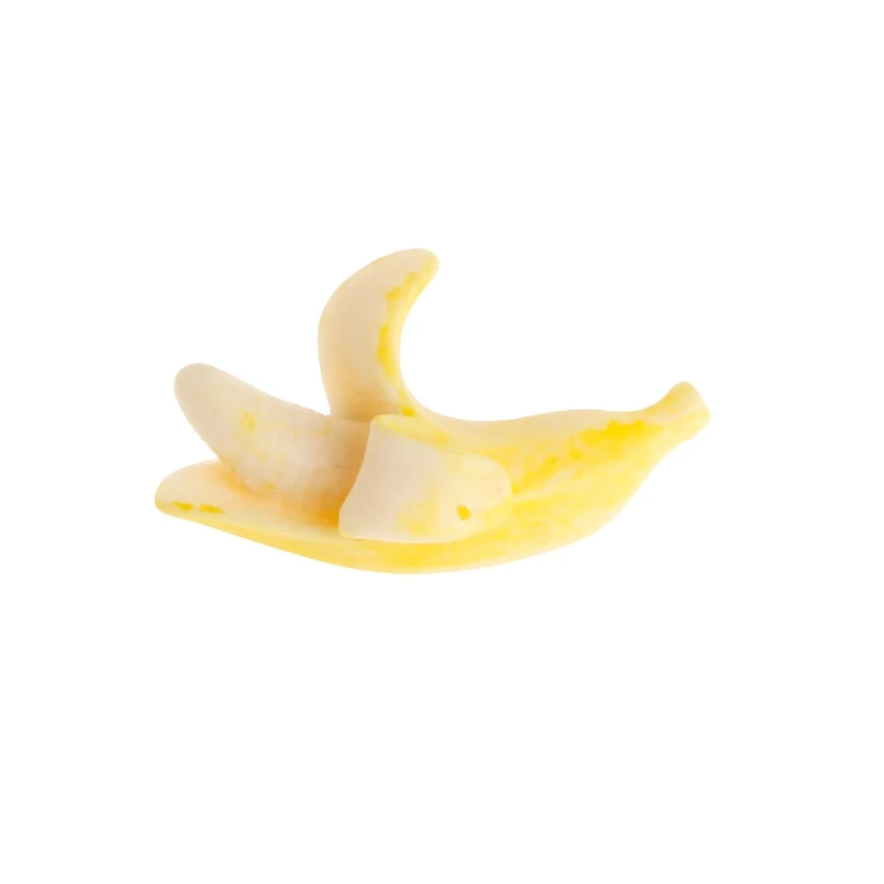

1 PC Resin Half Peeled 3D Yellow Banana Stud Earrings For Women Fruit Jewelry Drop Ship W2952001