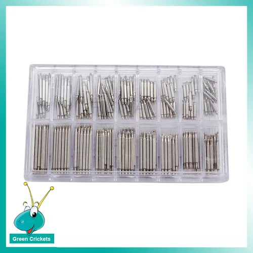 270pcs/box High Quality Stainless Steel Spring Bar Parts 8mm-25mm 1.8mm Diameter Watch Strap Spring Bar Set For Watchmaker Lahore