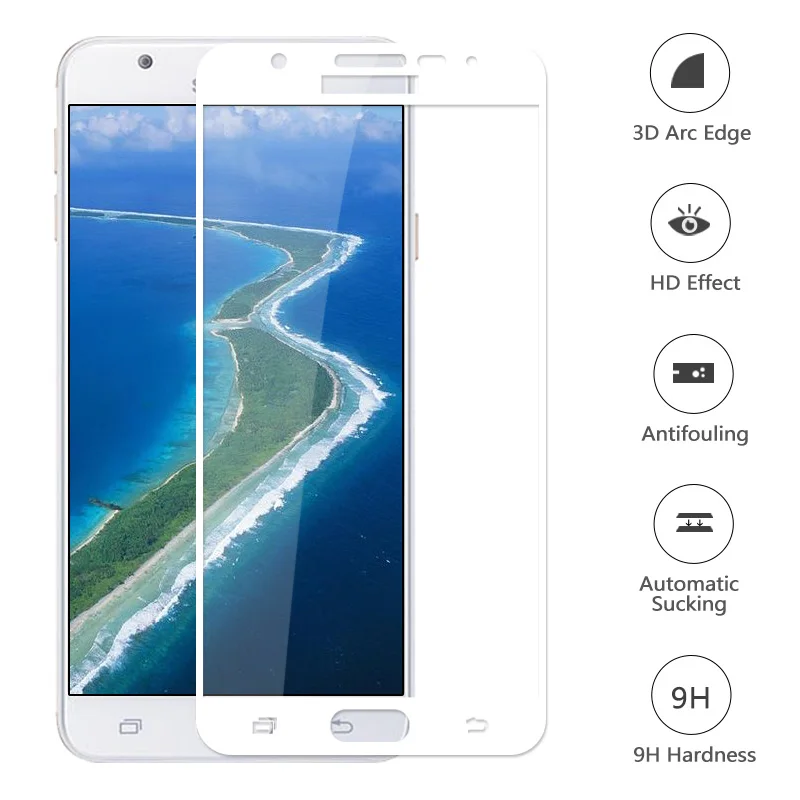 

for Samsung Galaxy J7 Prime SM-G610F Protection Glass for Galaxy J7 Prime Protective Tempered Glass Ultra Thin Screen Protector