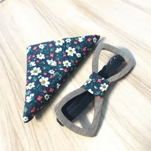 Деревянный галстук-бабочка и носовой платок галстук-бабочка галстук Homme Noeud Papillon Corbatas Hombre Pajarita подарок ручной работы сшитый без клея