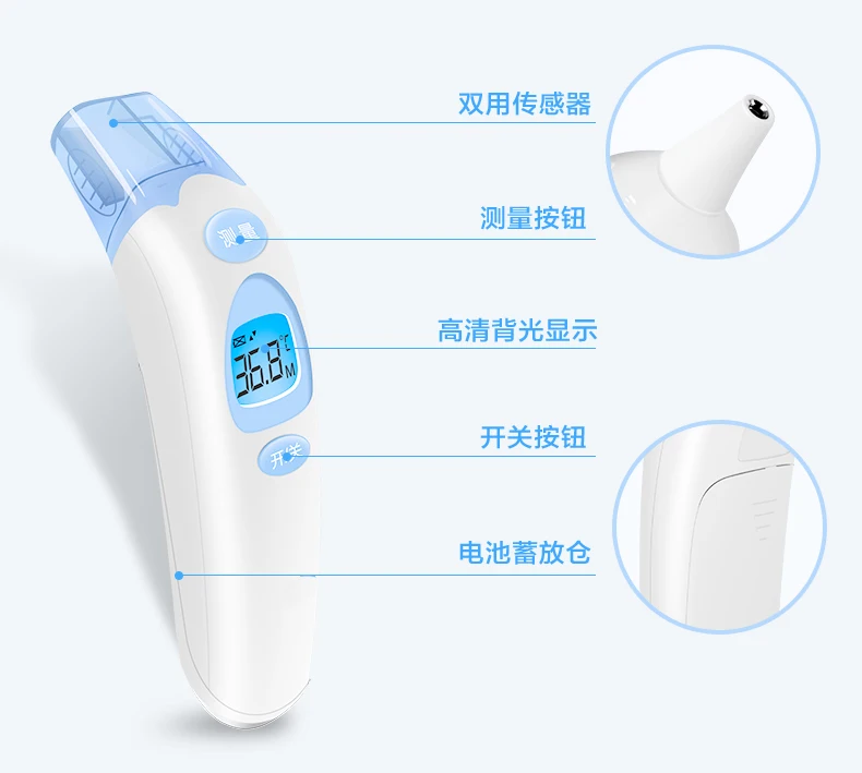 Детский Электронный термометр бытовой точный детский Высокоточный лоб термограф младенческий прибор для определения температуры