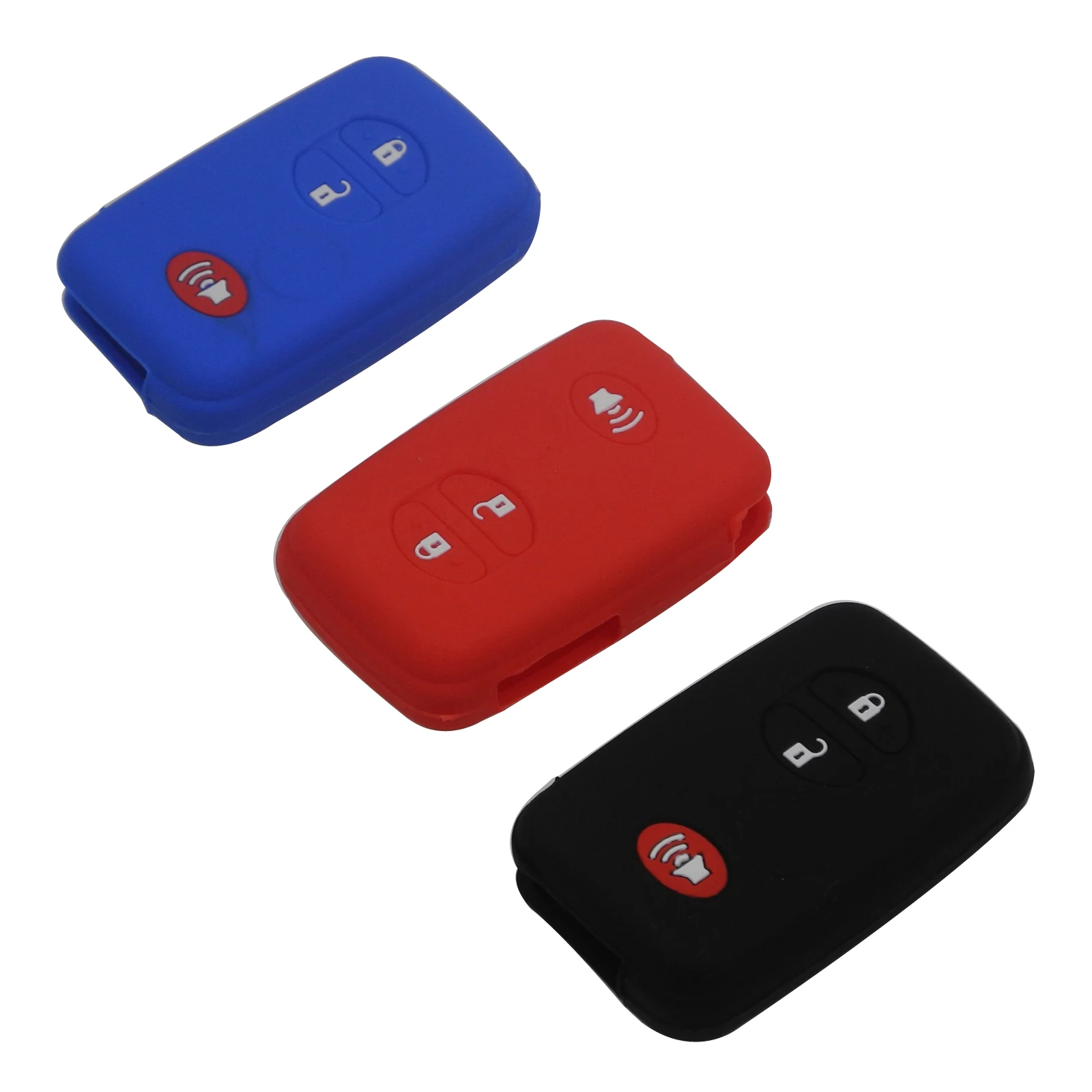 

Styling Remote Smart Car Key Silicone Case Cover Protector For Toyota Camry Land Cruiser Prado(2010) 4Runner Venza 3 B