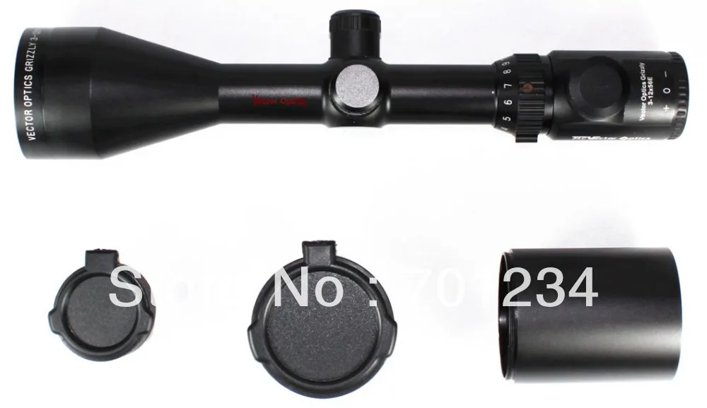 Zielfernrohr Mit Entfernungsmesser Defekt : 3 stücke vektoroptik grizzly 12x56 e schießen zielfernrohr geätzt