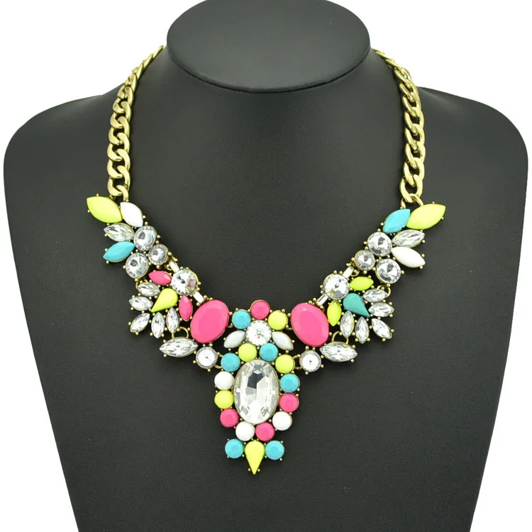 

OSHUER Hot New European/Vintage Style Necklaces & Pendants Stone Water Drop Wholesale Jewelry