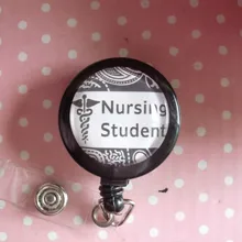 Медицинские выдвижные бейджи, медсестры футляры для идентификационных карт, пластиковый id держатель карточек 10 шт./партия