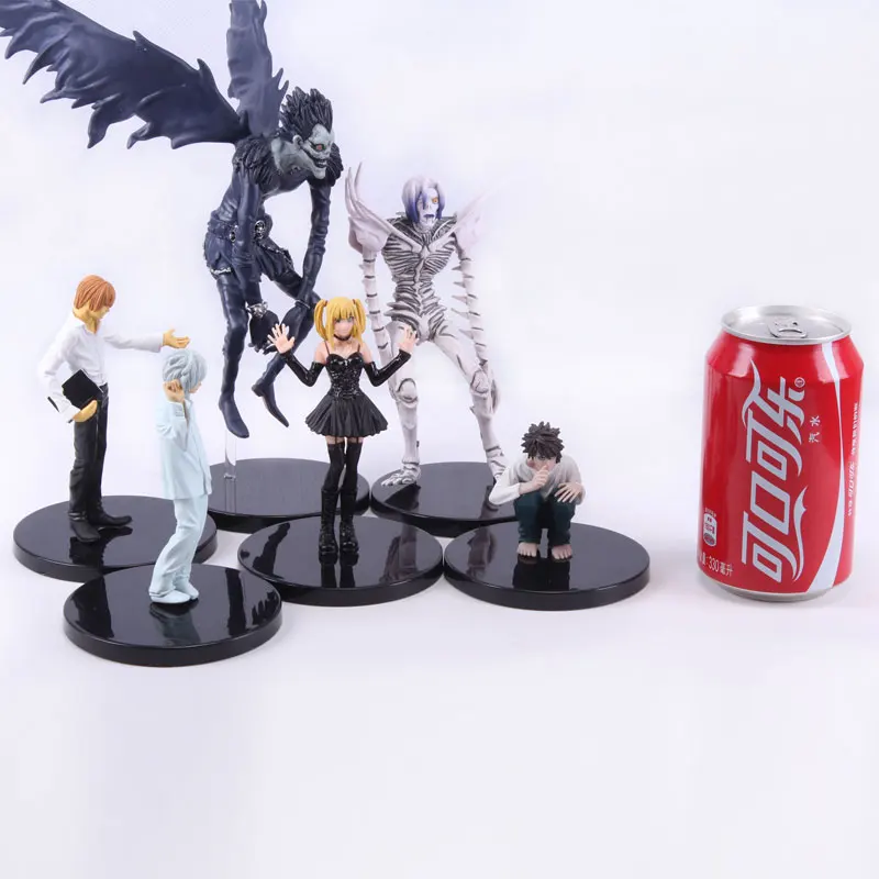 Аниме Death Note L Killer Ryuuku Rem Misa Amane ПВХ Фигурки игрушки 6 шт./компл. DNFG003|figure toy|action figure
