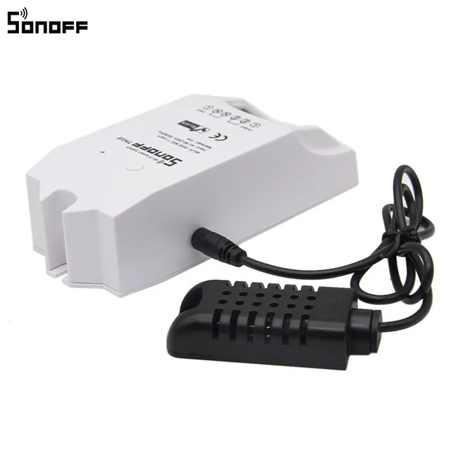 Sonoff TH16 Smart Wifi Switch Monitoring Temperature Humidity Wifi Smart Switch Home Automation Kit Works With Alexa Google Home