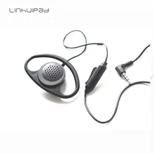 Linhuipad 500 шт. мягкие наушники с микрофоном 1 бутон телефонные наушники микрофон для системы гида