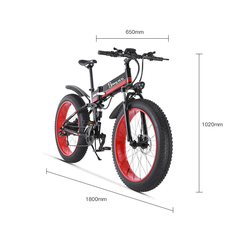 Электрический велосипед ebike, 1000 Вт, Электрический пляжный велосипед, 4,0 толстых шин, электрический велосипед, 48 В, Мужской горный велосипед, снежный электровелосипед, 26 дюймов