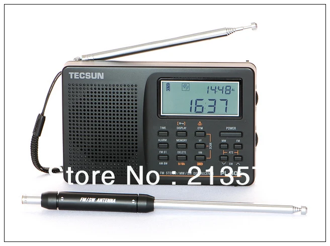 Портативный цифровой радиоприемник TECSUN 1 шт./лот новый PLL FM/MW/LW/SW коротковолновый