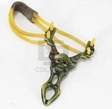 32-023 Powerful Creative Metal Slingshot Shot Brace Catapult With Rubber Band For Outdoor Hunting Shooting Sports Entertainment
