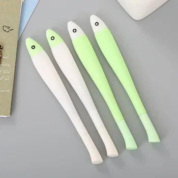 

20pcs Creative stationery, small fish modeling, lovely cartoon, student individuality office supplies signature neutral pen