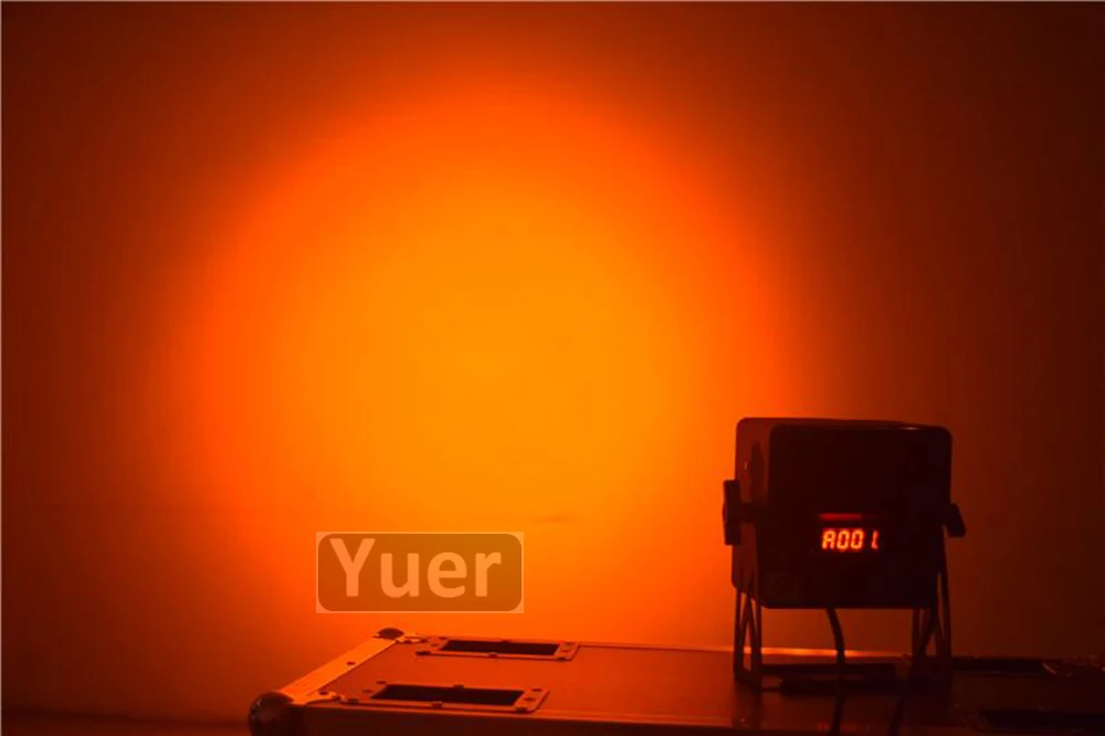 4 шт./лот 9x18 Вт LED RGBWA UV 6в1 Par свет DMX512 6/10 канальный DJ диско вечерние Клубные бар