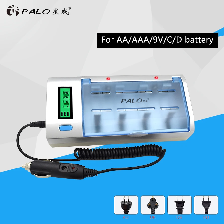 Original NC06 Smart Intelligent LCD Universal Battery Charger For AA