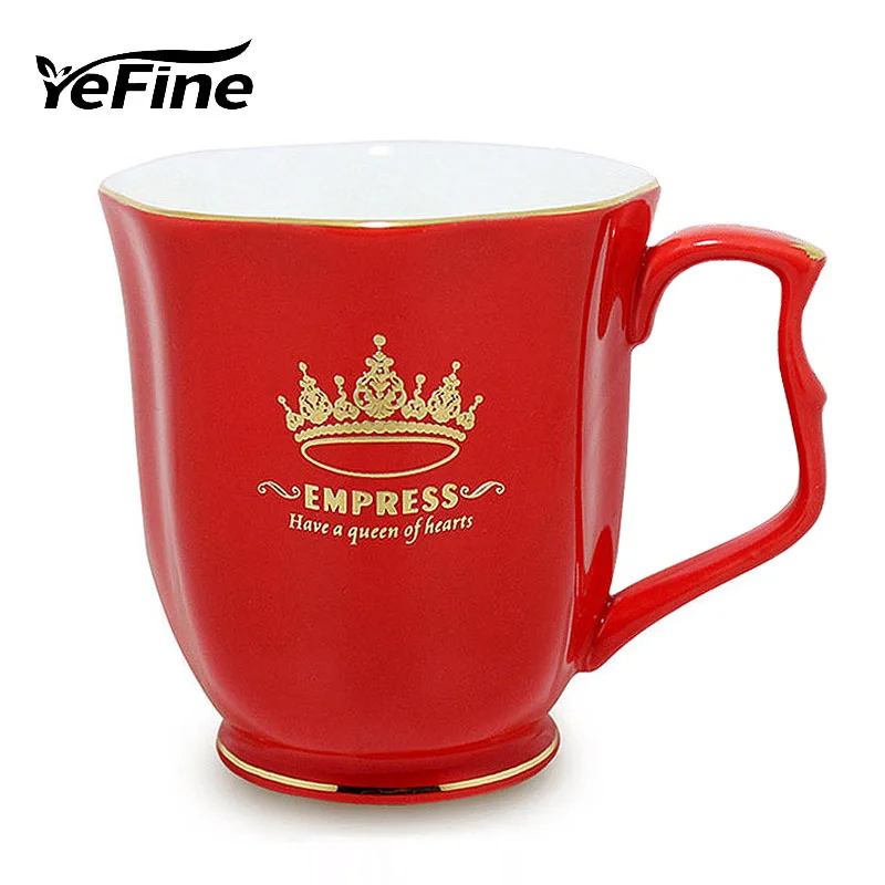 YeFine 300 мл керамические кофейные кружки и чашки, китайская чайная чашка, фарфор, модные рождественские подарки, контейнер для воды, посуда для напитков, кружка