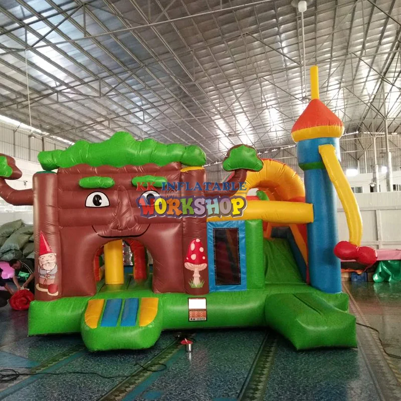 EN14960 изготовленные на заказ китайские воздушные игрушки для детей надувной батут горка комбо