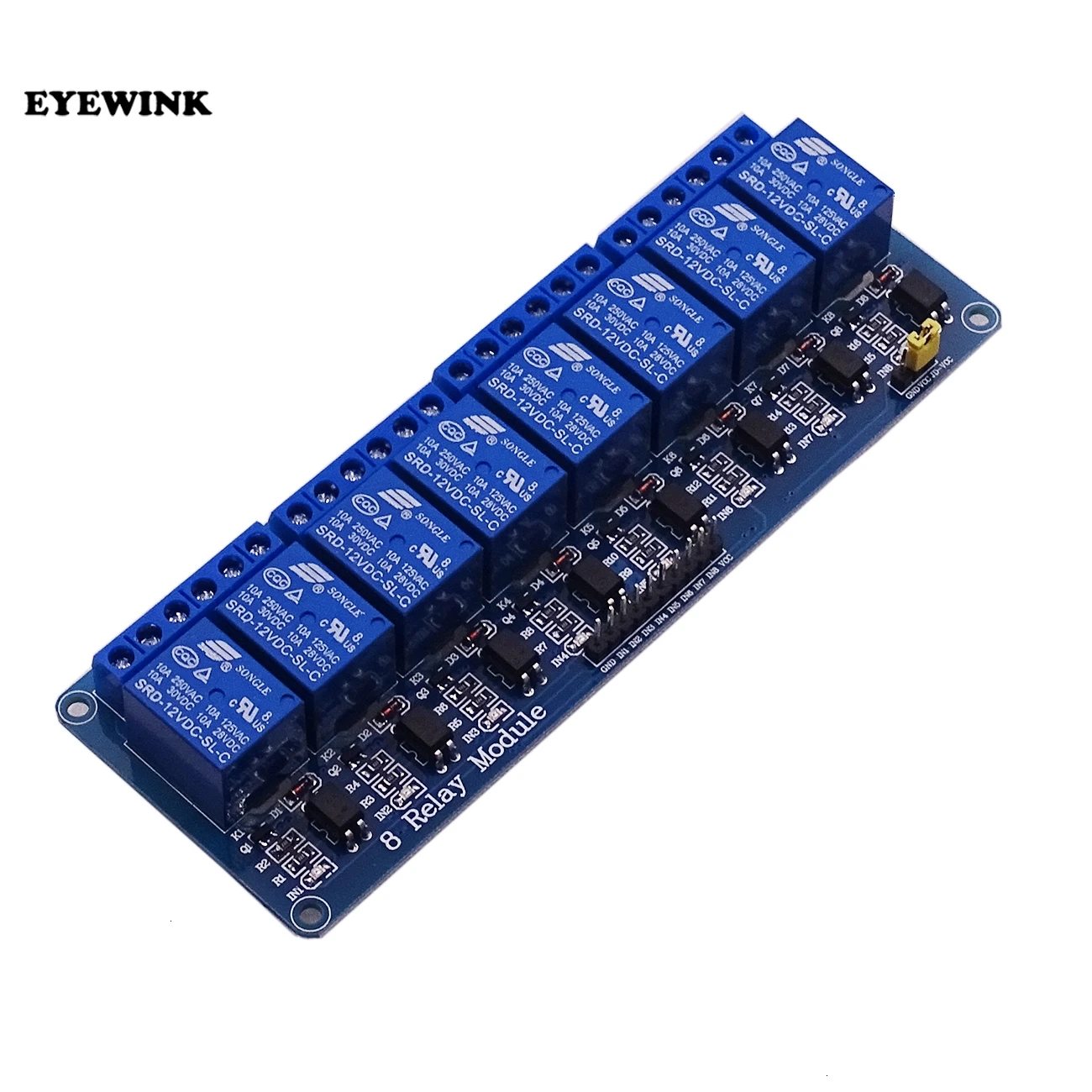 

10PCS 8 channel 8-channel relay control panel PLC relay 5V/12V module for arduino 8 road 5V Relay Module