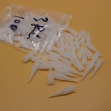 100 шт 3RL одноразовые татуировки перманентный макияж иглы Советы традиционные колпачки для игл сопло для татуировка бровей и губ машина ручка