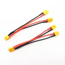 XT30 XT-30 параллельный кабель провод Y свинец 18AWG 10 см зарядное устройство кабель