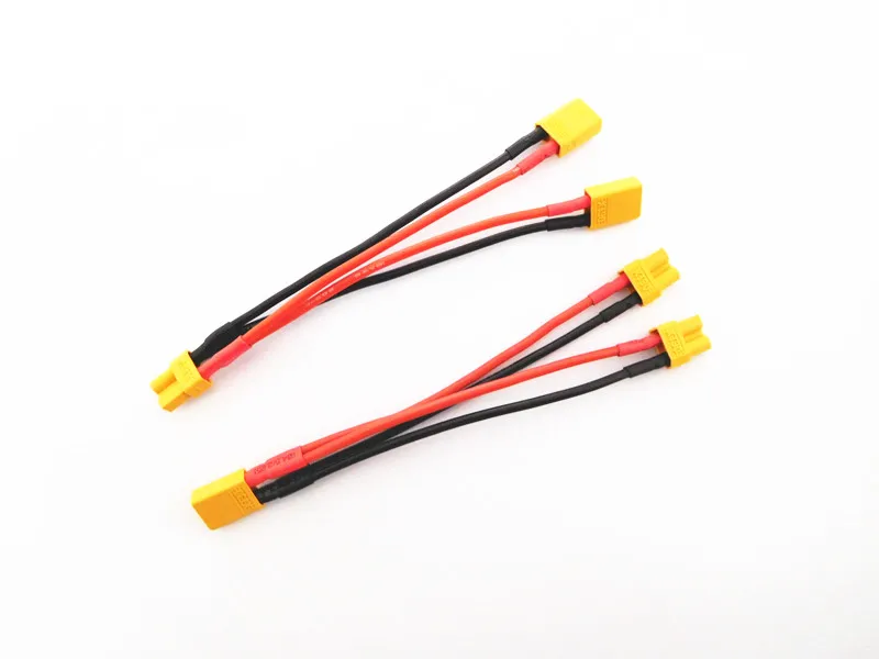 

XT30 XT-30 Parallel cable wire Y lead 18AWG 10CM Battery charger cable