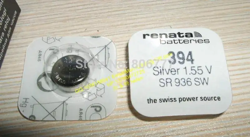 

RE NA TA silver oxide button battery SR936SW 394 9.5*3.6mm 84mah 1.55v