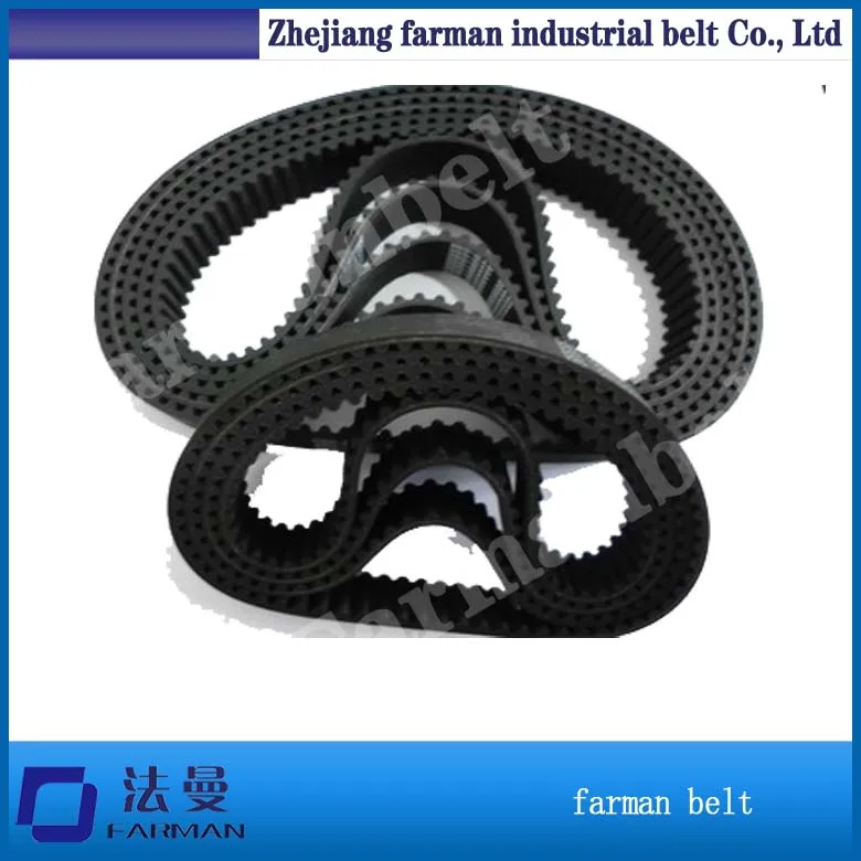 Industrial Timing Belt T5 T10 At5 At10 Custom Made Timing Belt Red Rubber Coated Pu Timing Belt