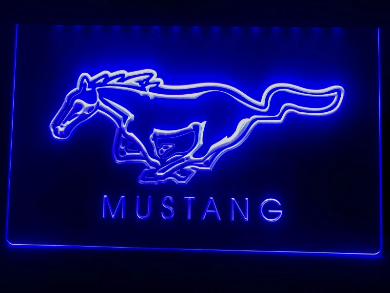 Ford Mustang Neon Led Light Sign with Free Shipping Worldwide ...