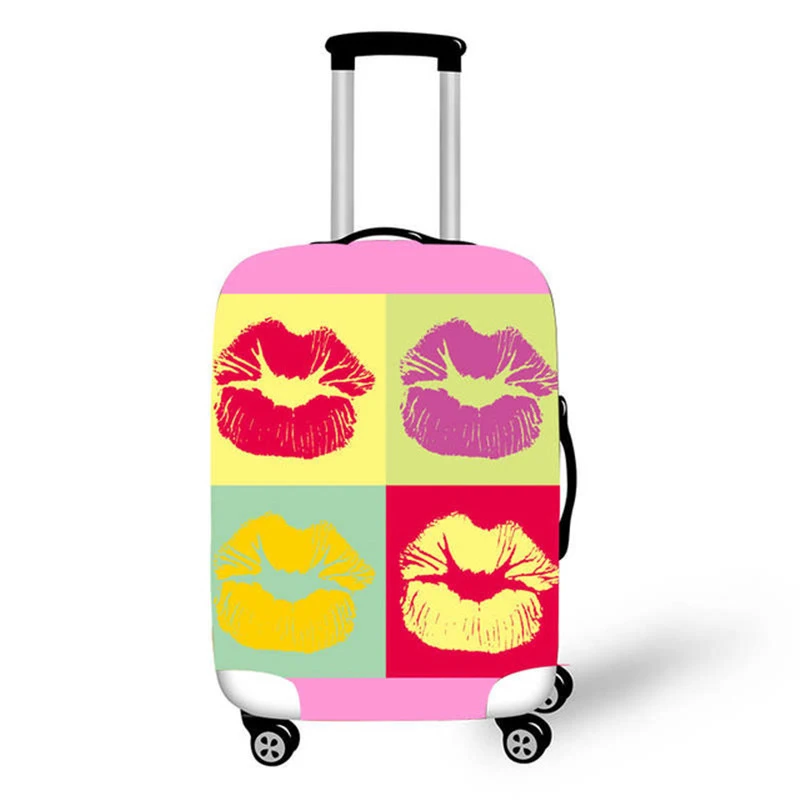 18-32 дюймов модный чемодан для губ, защитный чехол S/M/L/XL, 4 размера, женские дорожные Чехлы, эластичный чехол для защиты от пыли