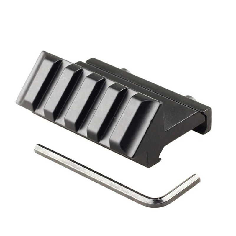 1PC 45 Degree Angle Sight Scope Offset Mount Fits 20mm Picatinny Weaver Rail Universal Rail