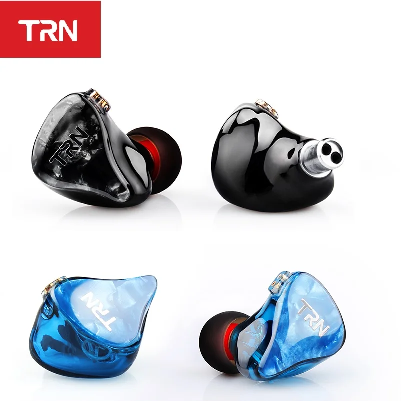 

New Original TRN IM2 Earphone 1DD+1BA Dual Hybrid Unit Driver Resin Case Headset with Microphone Replace 2-Pin Cable