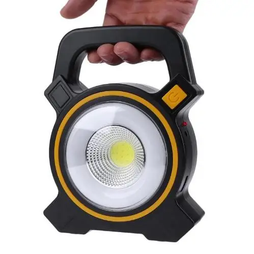 

Solar Portable Rechargeable LED Flood Light Outdoor Garden Work Spot Lamp No battery D22