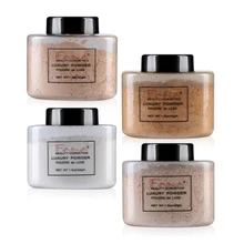 Plátano en polvo suave suelto de control de aceite maquillaje facial en polvo corrector Mineral acabado en polvo Fundación transparente cosméticos TSLM1