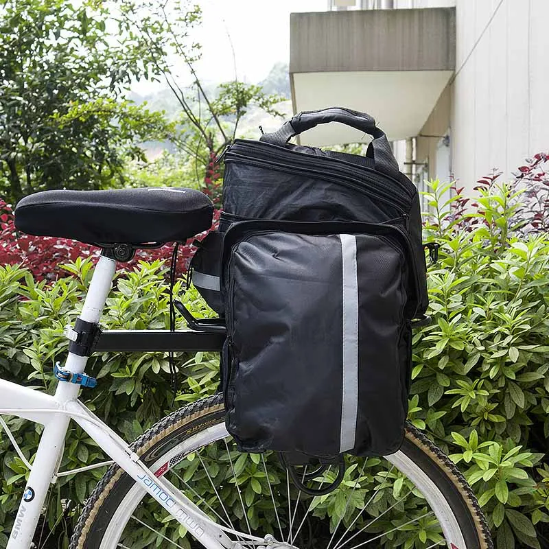 ROBESBON 35L MTB Bicycle Carrier Bag Rear Rack Bike Trunk Bag Luggage