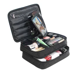 cosmetic bag Ms large capacity double layer Makeup Bags Organizer travel beautician Multifunctional big capacity cosmetic case cosmetic bag Ms large capacity double layer Makeup Bags Organizer travel beautician Multifunctional big capacity cosmetic case