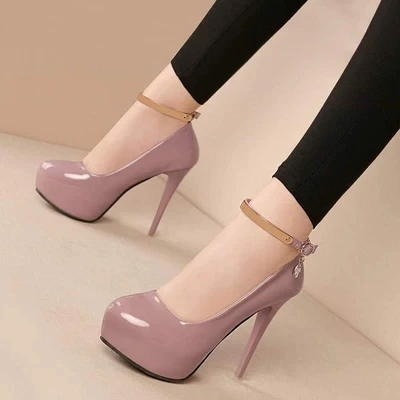 Women's high heels ultimate sexy high heel waterproof platform 16cm high heel single shoes women's wedding shoes white.