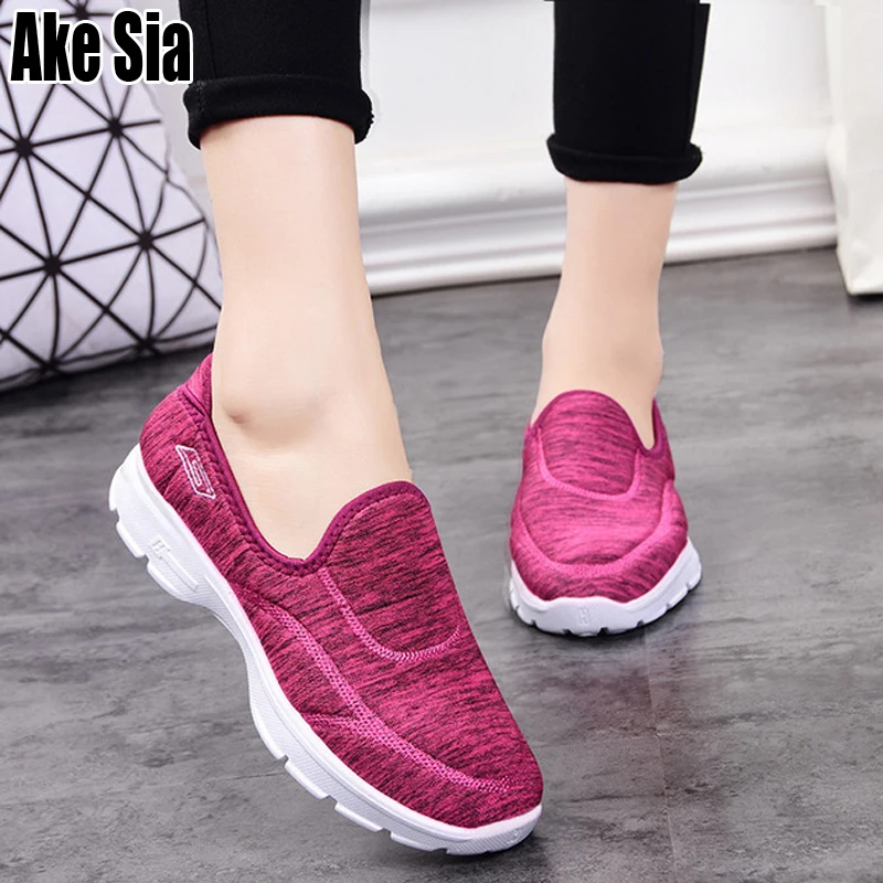 Новинка женские модные дышащие Мокасины без шнуровки на каждый день Zapatillas