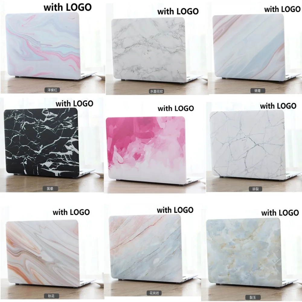 

New Imitation marble Laptop Case For Apple MacBook Air Pro Retina 11 12 13 15 for macbook New Pro 13 15 inch+ Keyboard Cover