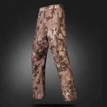 Высокое качество Мода г. осень зима термальность Утолщаются мягкие в виде ракушки TAD sharkskin ветрозащитные Camoflage тактические военные штаны