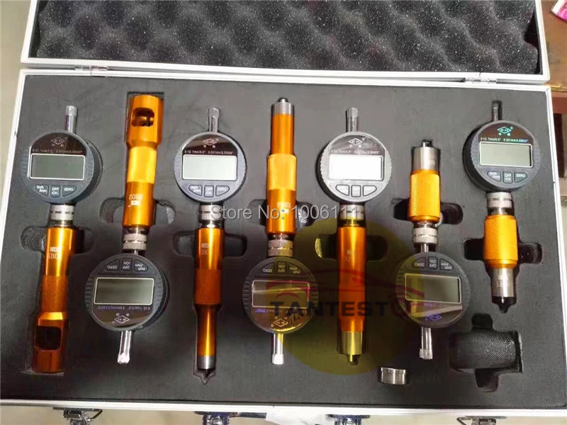 upgrade type common rail injector nozzle valve measuring tool with 7PCS