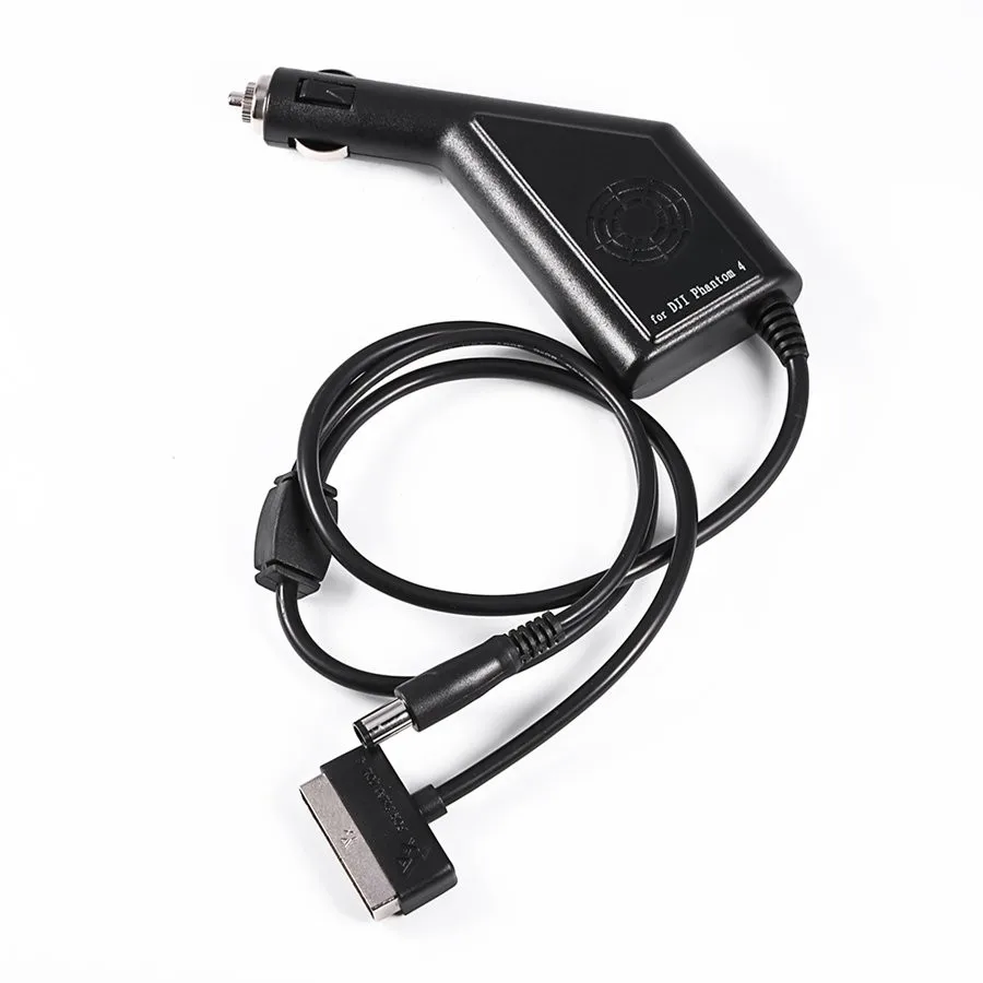 Black Car Charger 12V 4A For DJI Phantom 4 Quadcopter Accessories Outdoor Charging Accessory