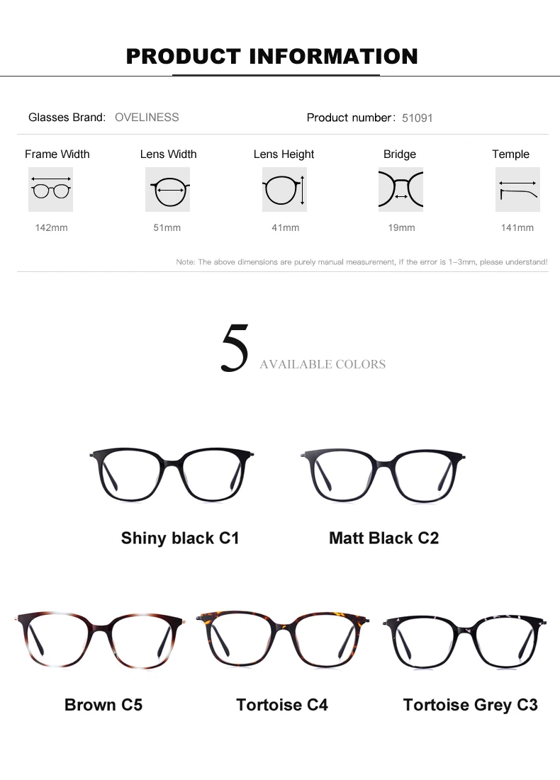 TR90 Оправы для очков Для женщин Оптические очки для мужчин прозрачные линзы очки для чтения оправа рецепт; очки рамки Очки 51091