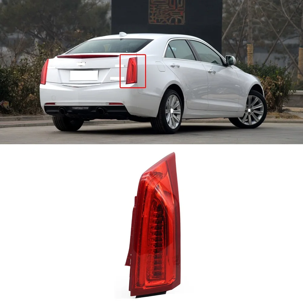CAPQX для Cadillac ацл ATS-L ATS 13-18 задний бампер тормозной фонарь светильник задний Фонарь Парковка Предупреждение светильник хвост светильник Taillamp