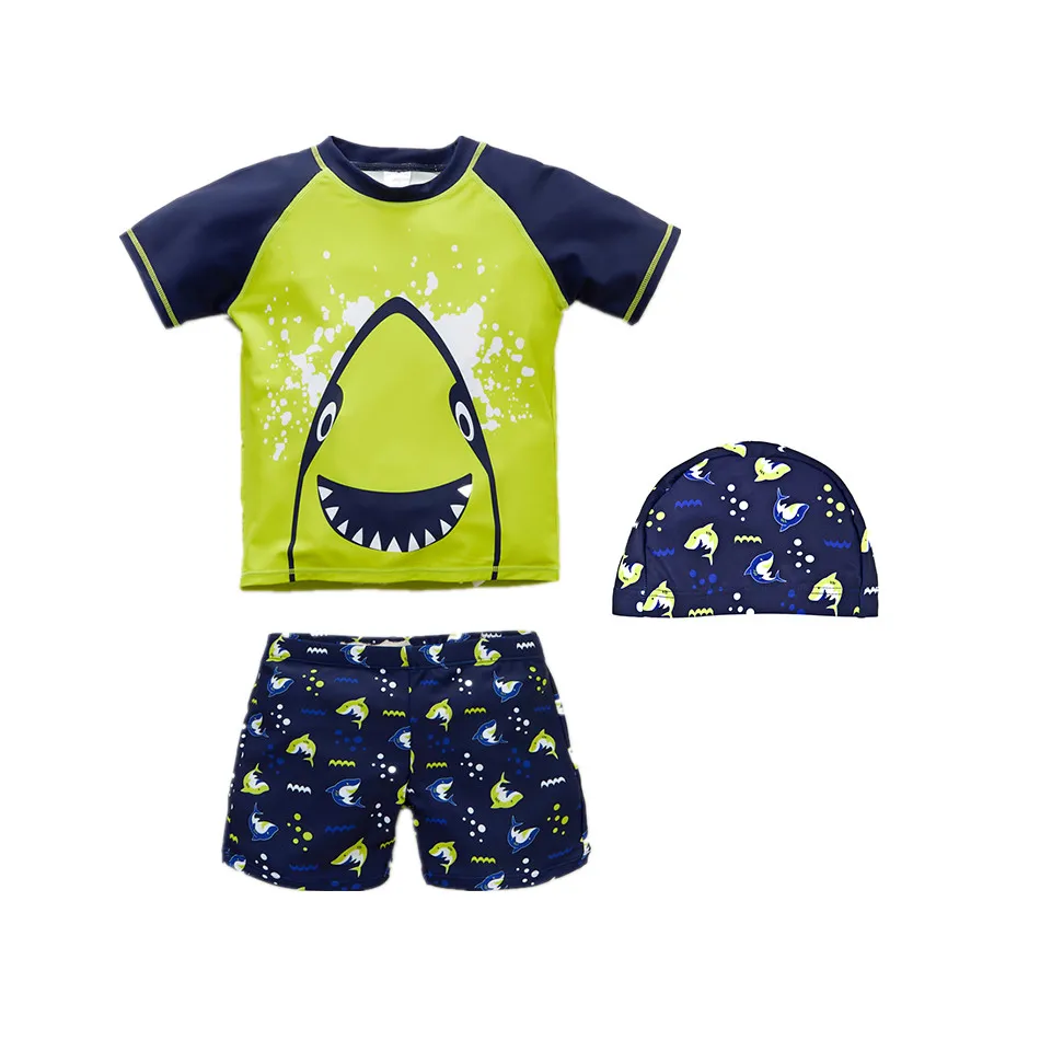 Kavkas/детская одежда для плавания для мальчиков классный купальник пляжная одежда для маленьких мальчиков с рисунком животных детский купальный костюм с рисунком рыбы