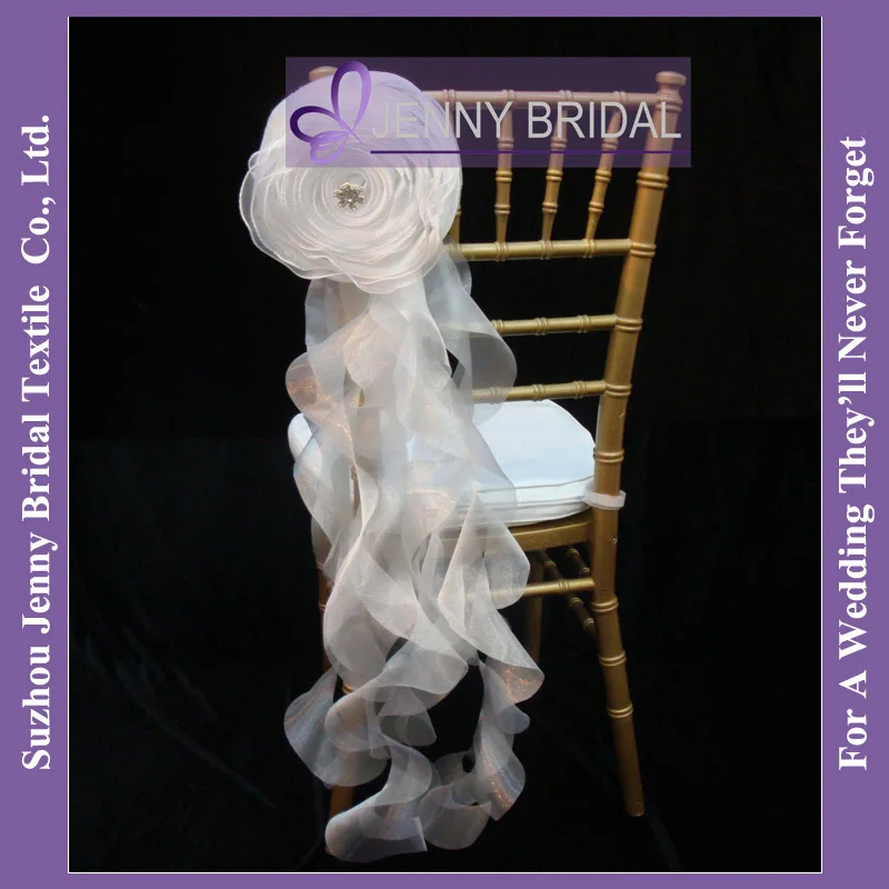 C181A New Hot sale fancy chiavari ruffled wedding chair coverin Chair Cover from Home & Garden