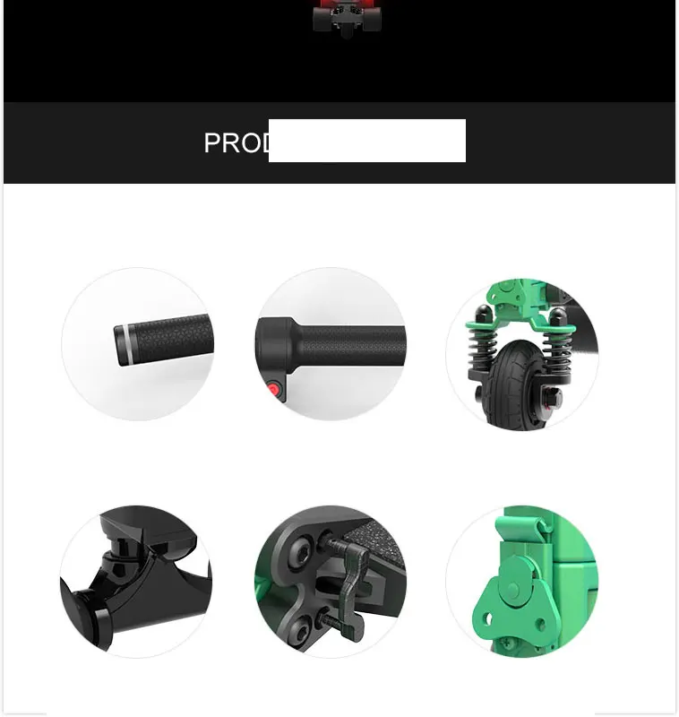 Discount Zar foldable three wheel light and compact electrical scooters 31