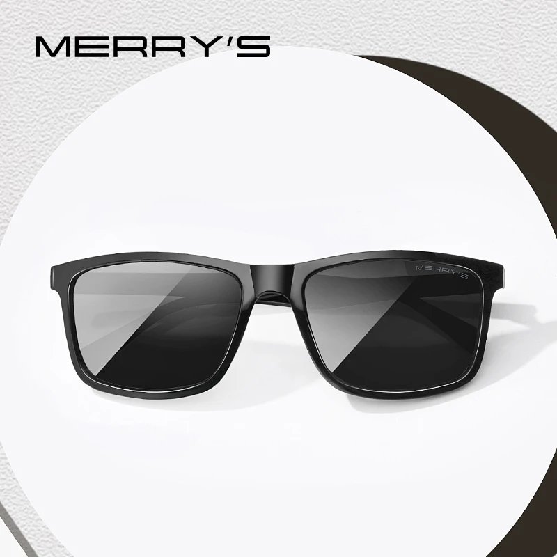 

MERRYS DESIGN Men Polarized Sunglasses Male Driving Spuare Shades Classic Sun Glasses For Men UV400 S3003